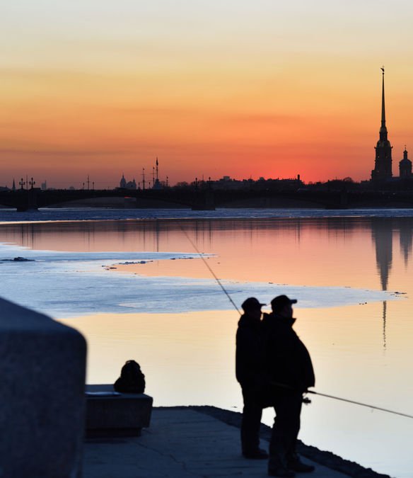 Лучшие места для рыбалки в черте Петербурга