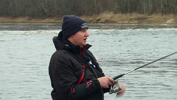 Воблерная рыбалка на латвийских реках