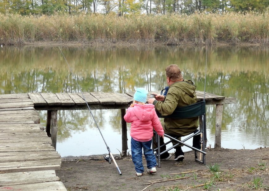 Рыбалка с детьми