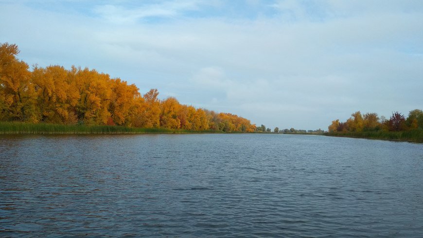Волга осенью