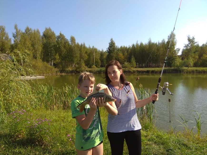 На рыбалку всей семьей